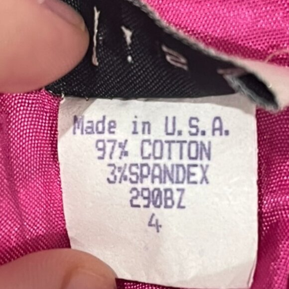 Bliss Zebra Print Skirt w/Pink bead Fringe Size 4 - Picture 6 of 9